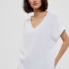 Μπλούζα Γυναικεία Κοντομάνικη White-Make Your Image