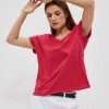 Μπλούζα Γυναικεία Βαμβακερή Με V Λαιμόκοψη Strawberry-Make Your Image