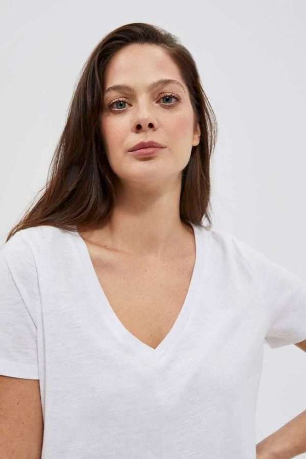 Μπλούζα Γυναικεία Βαμβακερή White-Make Your Image