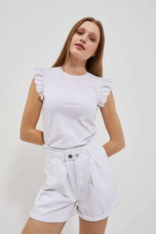 Women's Shorts Off White-Make Your Image
