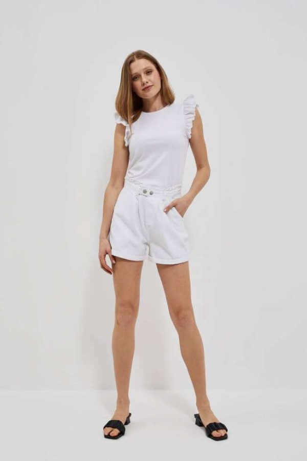 Women's Shorts Off White-Make Your Image