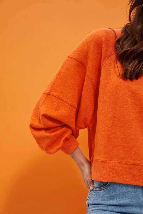 Φούτερ Γυναικείο Orange-Make Your Image