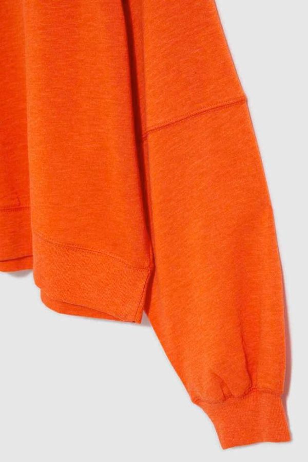 Women's Sweatshirt Orange-Make Your Image