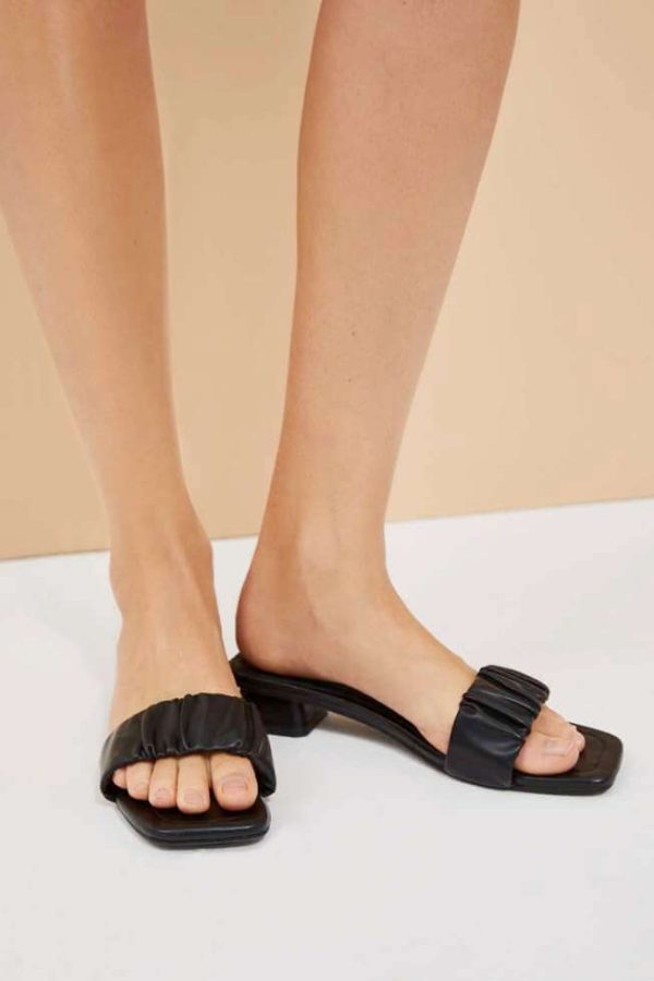 Women's Slippers Black-Make Your Image