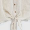 Women's Shirt Beige-Off White-Make Your Image
