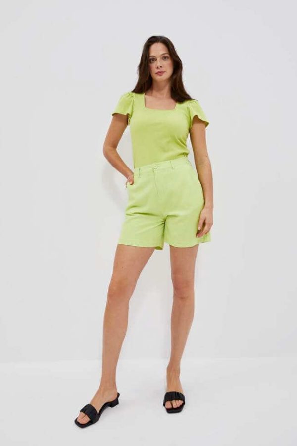 Women's Shorts Light Green-Make Your Image