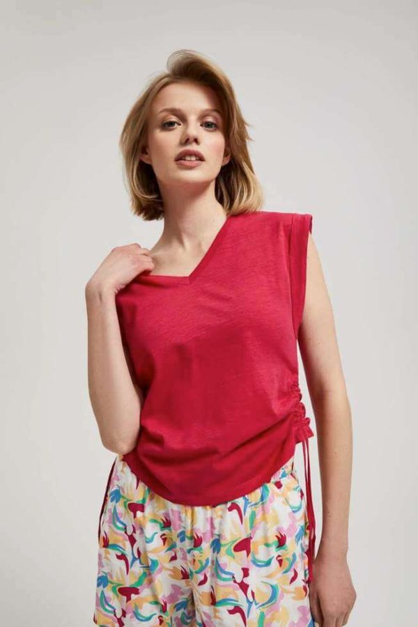 Women's blouse with V Strawberry-Make Your Image