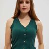 Women's Blouse with Palm Leaf Strap - Make Your Image