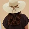 Καπέλο Ψάθινο με Φαρδύ Γείσο L. Beige-Make Your Image