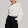 Women's Blouse with Puffy Sleeves Off-White-Make Your Image