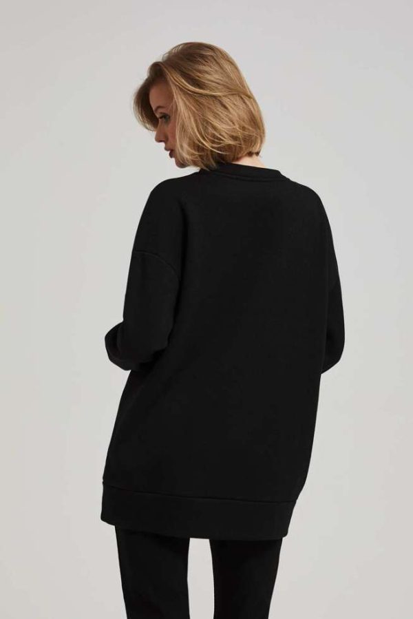 Women's Sweatshirt Black-Make Your Image