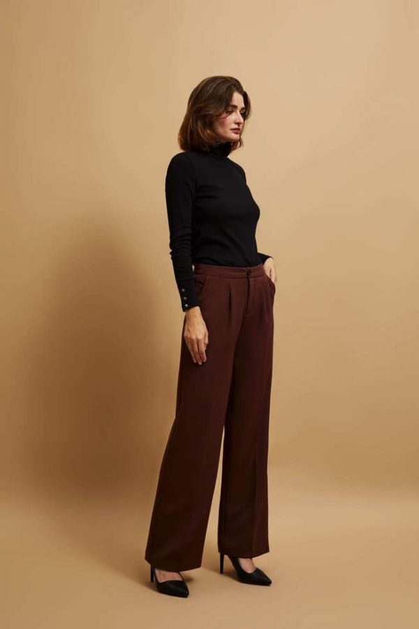 Women's Pants Brown-Make Your Image