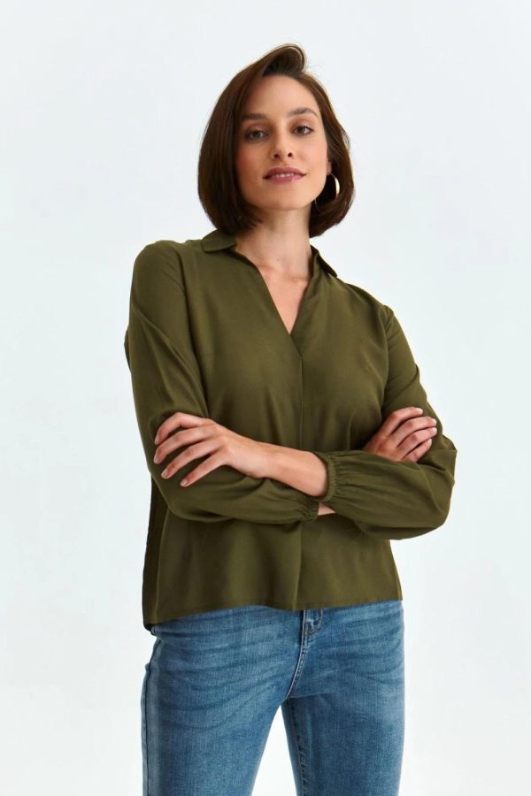 Women's Blouse with Puffy Sleeves-Make Your Image
