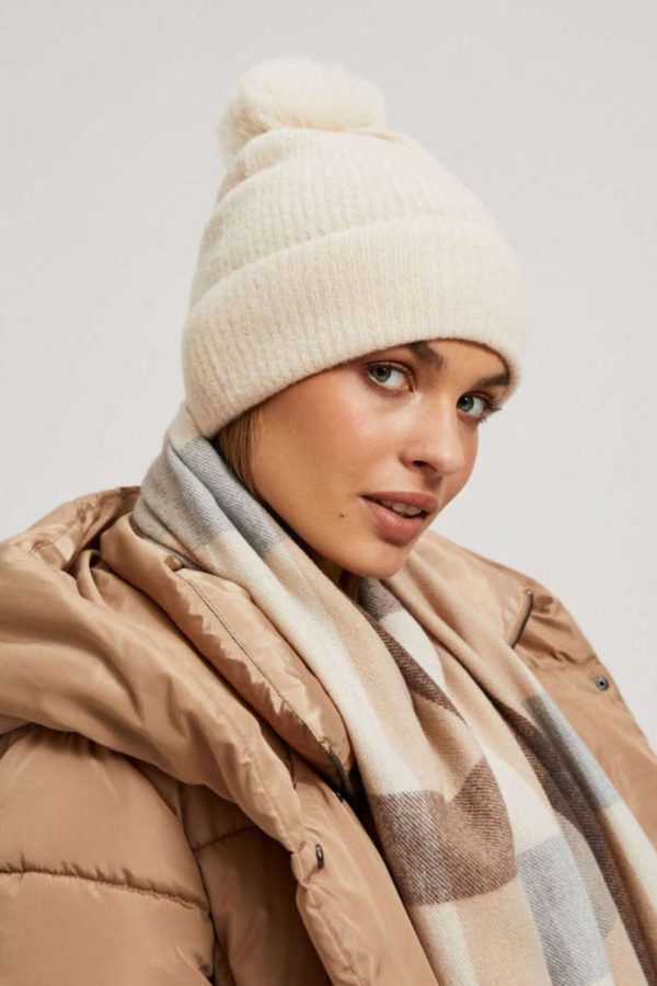 Women's Knitted Hat with Hazelnut-Make Your Image