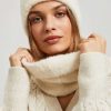 Women's Round Scarf with Fur Look-Make Your Image