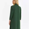 Green Turtleneck Dress-Make Your Image