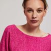 Women's Blouse with 3/4 Sleeves Fuchsia-Make Your Image