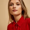 Πουκάμισο Γυναικείο Κόκκινο με Γραβάτα-Make Your Image