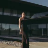 Φόρεμα Μαύρο Ασύμμετρο Midi-Make Your Image