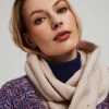 Women's Pink Knitted Scarf-Make Your Image