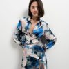 Women's Satin Shirt with Patterns-Make Your Image