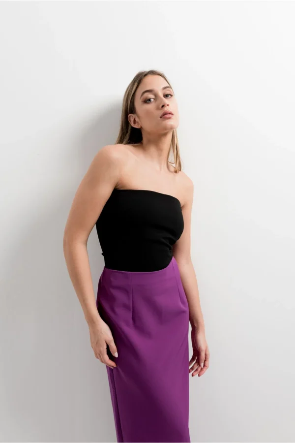 Women's Purple Long Skirt-Make Your Image