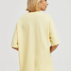 Μπλούζα Γυναικεία Oversize Κοντομάνικη Yellow-Make Your Image