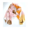 Women's Scarf with Flowers Light Pink-Make Your Image