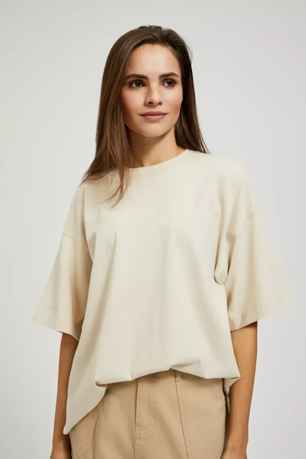 Women's Oversize Beige Blouse-Make Your Image
