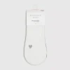 Women's Heart Socks 2 Piece Pack Off White-Make Your Image