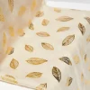 Women's Scarf with Golden Print Light Beige-Make Your Image