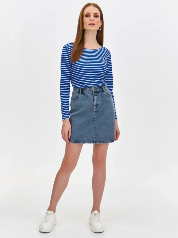 Blue Denim Skirt-Make Your Image