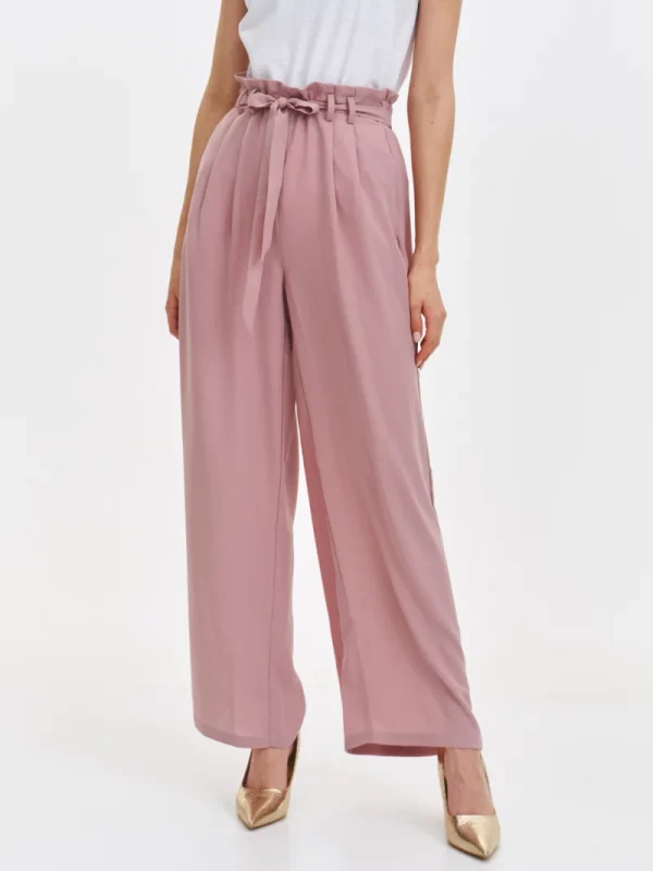 Women's Pants with Pink Belt-Make Your Image
