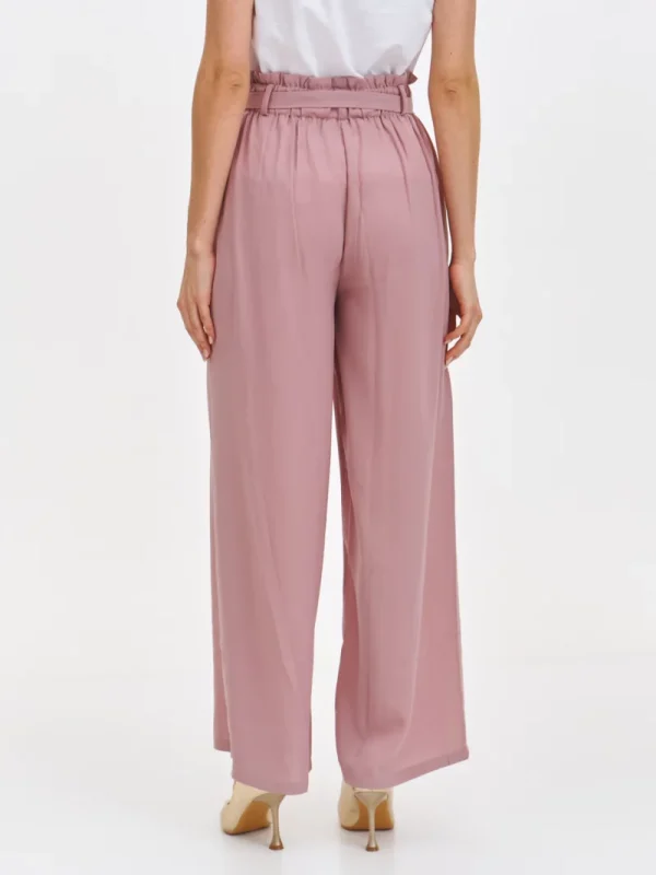Women's Pants with Pink Belt-Make Your Image