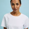 Μπλούζα Γυναικεία με Κοντό Μανίκι Λευκό-Make Your Image