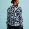 Women's Blouse with Long Sleeve Navy Blue-Make Your Image