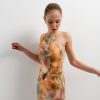 Φόρεμα Maxi με Τιράντες Εμπριμέ-Make Your Image