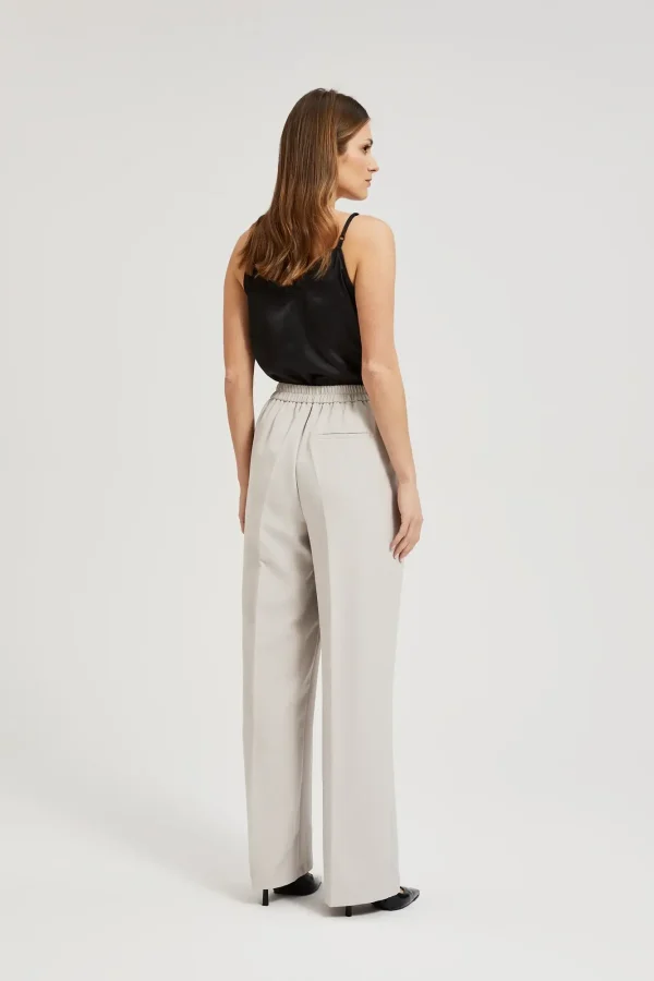 Women's Office Pants Grey-Make Your Image