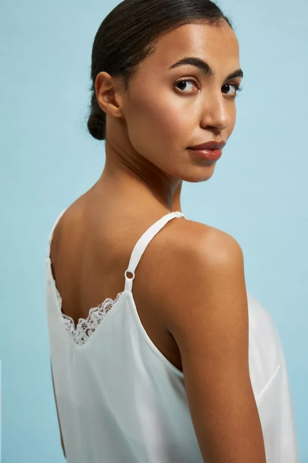 Μπλούζα Γυναικεία με Τιραντάκι Off White-Make Your Image