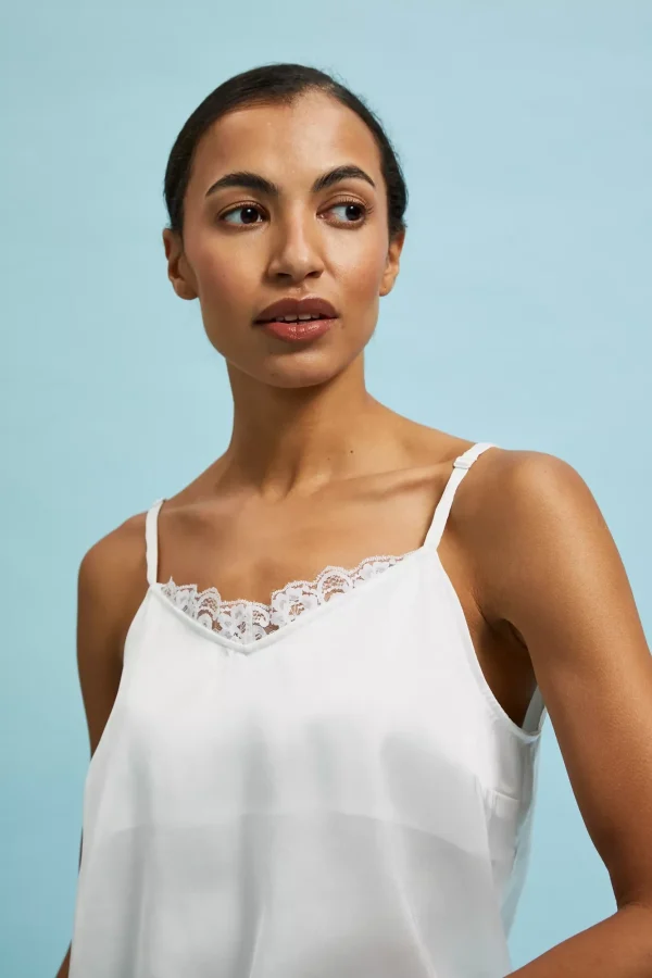 Μπλούζα Γυναικεία με Τιραντάκι Off White-Make Your Image