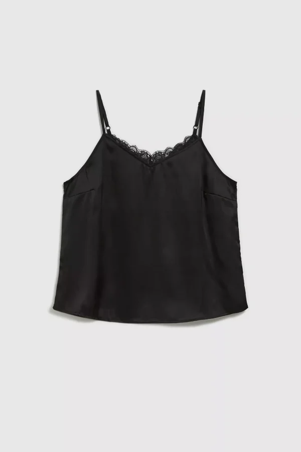 Women's Blouse with Straps Black-Make Your Image