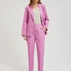 Women's Suit Pants Pink-Make Your Image