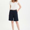Women's Shorts Classic Navy Blue-Make Your Image