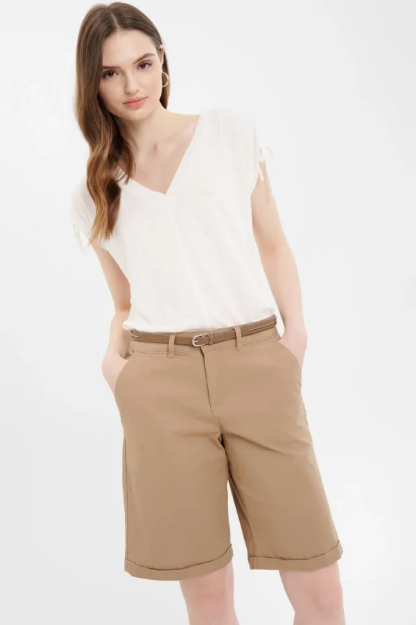 Women's Shorts Classic Brown-Make Your Image